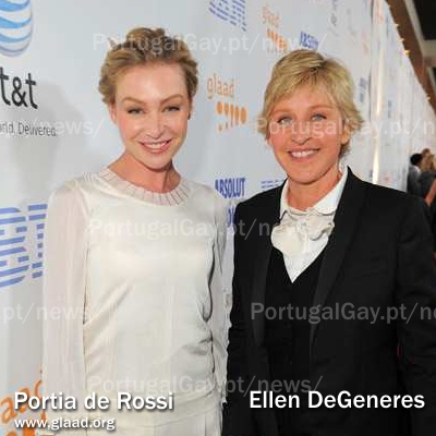 EUA: Ellen DeGeneres e Portia de Rossi casaram-se