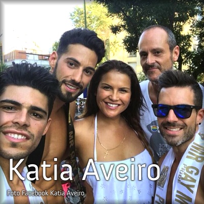 ESPANHA: Katia Aveiro foi jurada no Mr Gay Pride Espanha 2014