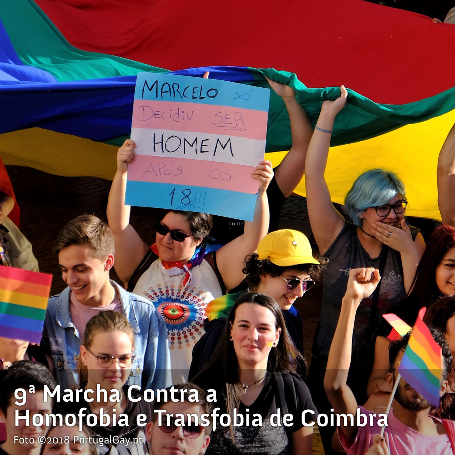 PORTUGAL: Marcha Contra a Homofobia e Transfobia de Coimbra