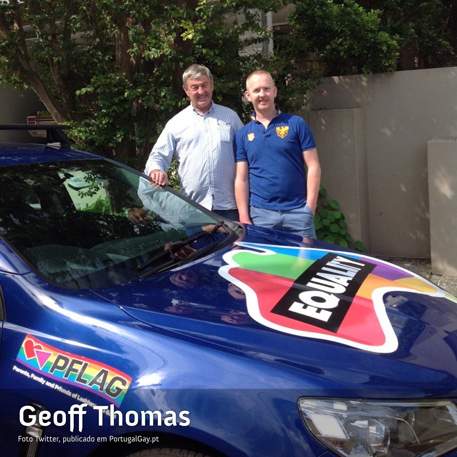 AUSTRÁLIA: Canalizador decora carro com autocolantes para apoiar o seu filho homossexual