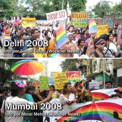 ÍNDIA: 17 por cento dos gays do mundo inteiro deixaram de ser criminosos